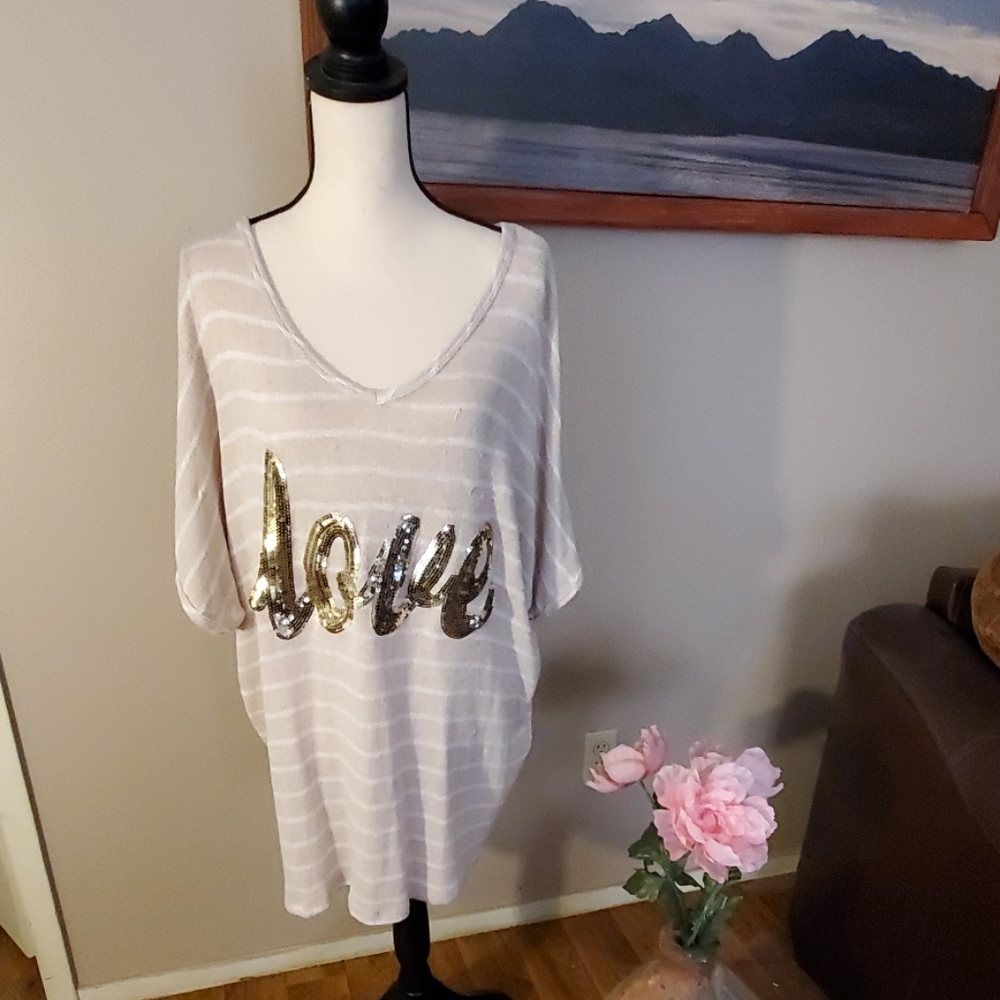 Sequin Detail Top